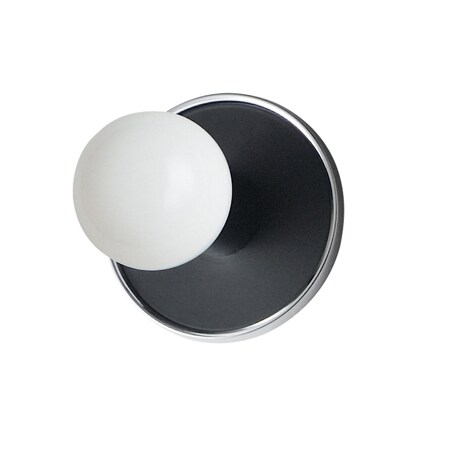 Maxim Lighting Hollywood 1-Light Sconce w/ LED Bulb, Polished Chrome 26091WTBKPC/BUL